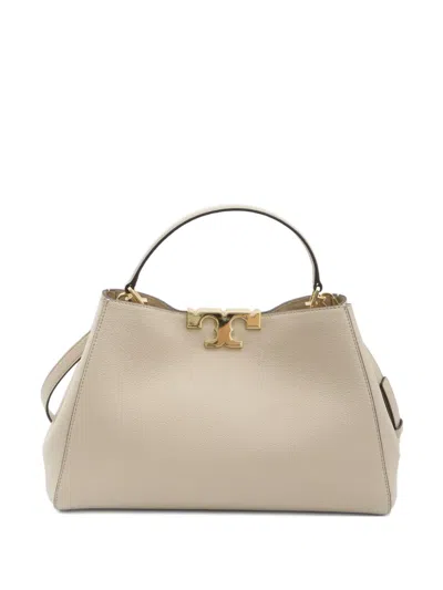 Tory Burch Large Eleanor Leather Tote Bag In Neutral