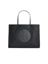 Tory Burch Large 'ella' Black Nylon Bag In Black