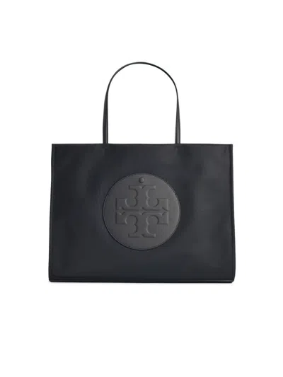 Tory Burch Large 'ella' Black Nylon Bag