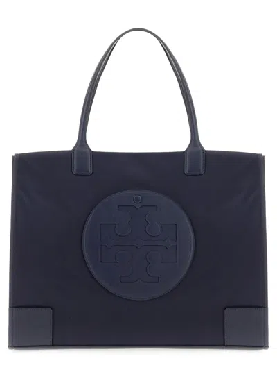 Tory Burch Large Ella Tote Bag In Blue