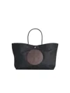 Tory Burch Ella Twist Mini Shoulder Bag In Black