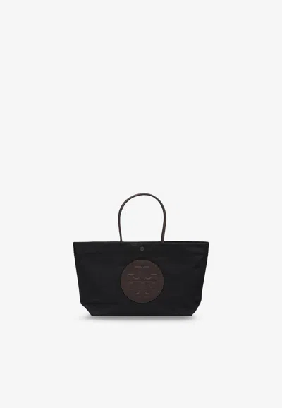 Tory Burch Ella Twist Mini Shoulder Bag In Black
