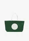 Tory Burch Large Ella Twist Reversible Tote Bag In Green