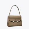 Tory Burch Large Lee Radziwill Shoulder Bag In Brown