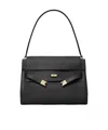 Tory Burch Large Lee Radziwill Pebble Leather Shoulder Bag
