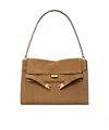 Tory Burch Large Lee Radziwill Shoulder Bag In Brown