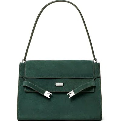 Tory Burch Large Lee Radziwill Suede Shoulder Bag