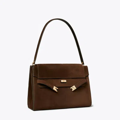 Tory Burch Large Lee Radziwill Suede Shoulder Bag