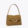 Tory Burch Large Lee Radziwill Suede Shoulder Bag
