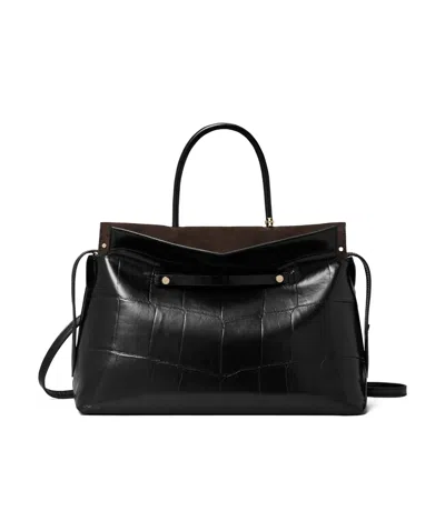 Tory Burch Large Mercer Tote Bag In Black