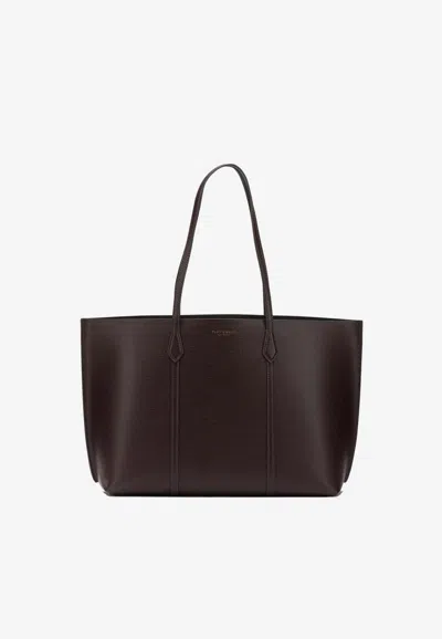 Tory Burch Large Perry Tote Bag In Brown