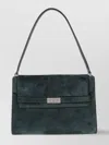 Tory Burch Large Rectangular Shoulder Bag Suede Finish