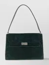 Tory Burch Large Rectangular Shoulder Bag With Suede Finish