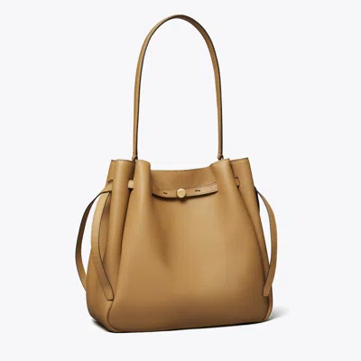 Tory Burch Large Romy Bucket Bag In Brown