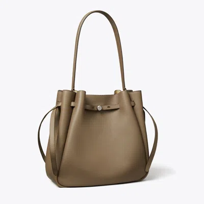 Tory Burch Large Romy Bucket Bag In Brown