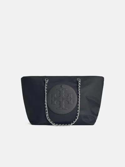 Tory Burch Large 'shopping Ella' Bag With Black Nylon Chain