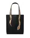 Tory Burch Large Snake Tote In Black