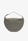 Tory Burch Large T Monogram Jacquard Balloon Bag In Multi