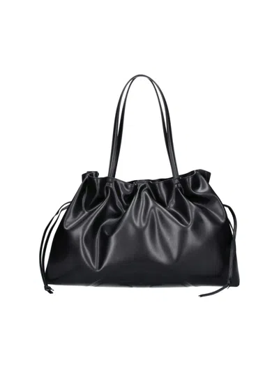 Tory Burch Grosse Tote Bag “ella Natuura™” In Schwarz