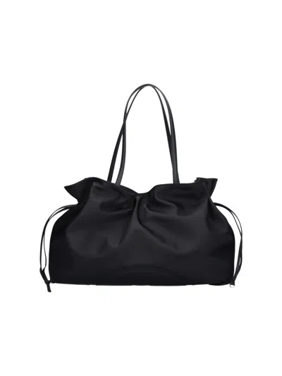 Tory Burch Grosse Tote Bag “ella” In Schwarz