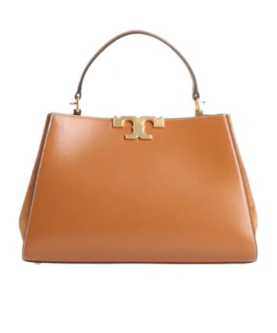 Tory Burch Largesize Leather Handbag In Camel