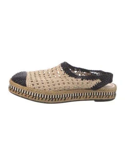 Pre-owned Tory Burch Leather Animal Print Flats