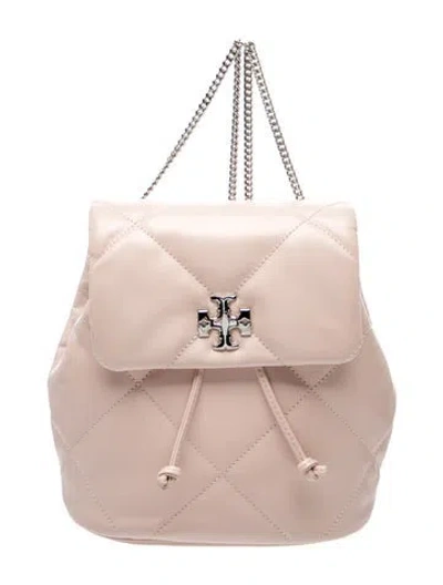 Pre-owned Tory Burch Leather Backpack In Pink