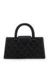 Tory Burch Fleming East-west Top Handle Bag In Black