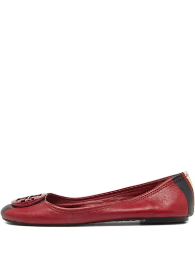 Pre-owned Tory Burch Leather Ballet Flats