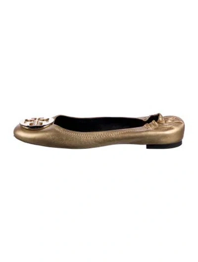 Pre-owned Tory Burch Leather Ballet Flats