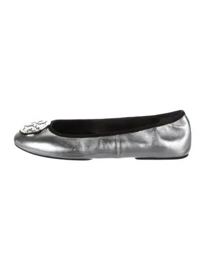 Pre-owned Tory Burch Leather Ballet Flats