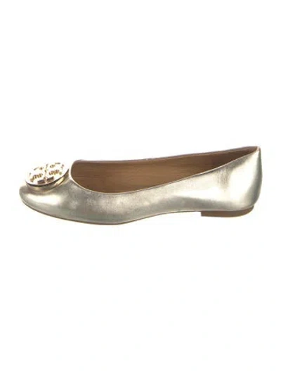 Pre-owned Tory Burch Leather Ballet Flats