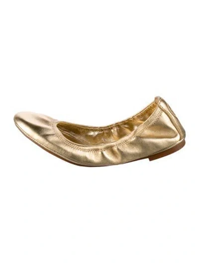 Pre-owned Tory Burch Leather Ballet Flats