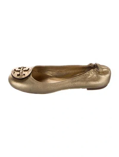Pre-owned Tory Burch Leather Ballet Flats