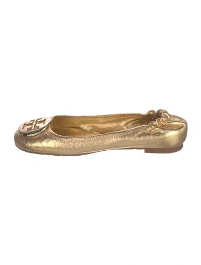Pre-owned Tory Burch Leather Ballet Flats