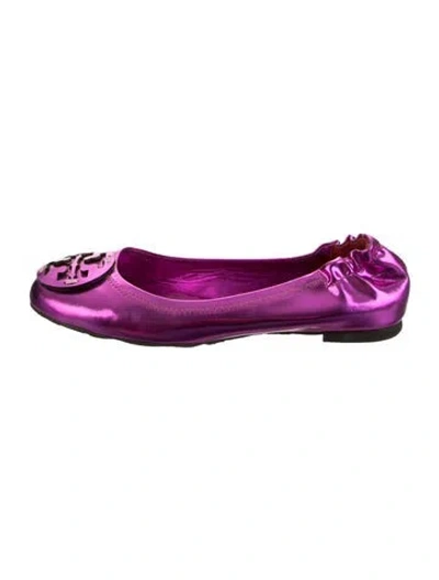 Pre-owned Tory Burch Leather Ballet Flats
