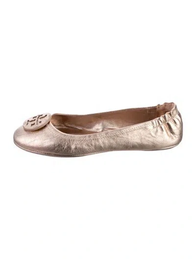 Pre-owned Tory Burch Leather Ballet Flats