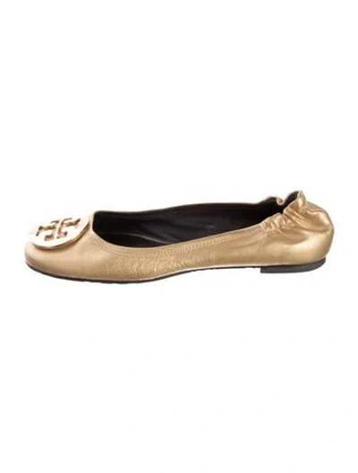 Pre-owned Tory Burch Leather Ballet Flats