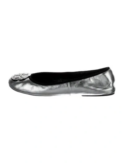 Pre-owned Tory Burch Leather Ballet Flats