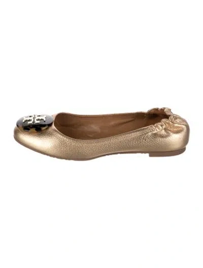 Pre-owned Tory Burch Leather Ballet Flats
