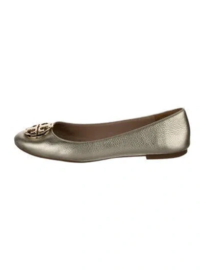 Pre-owned Tory Burch Leather Ballet Flats