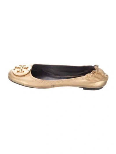 Pre-owned Tory Burch Leather Ballet Flats
