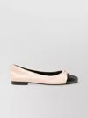 Tory Burch Women's Slip On Pointed Cap Toe Ballet Flats In Neutral