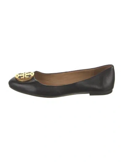 Pre-owned Tory Burch Leather Ballet Flats In Multi
