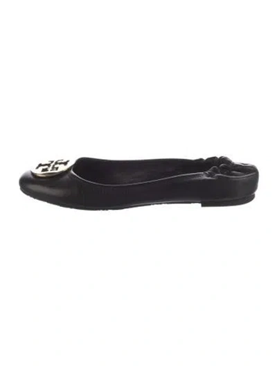 Pre-owned Tory Burch Leather Ballet Flats In Multi