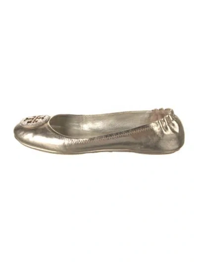 Pre-owned Tory Burch Leather Ballet Flats In Multi