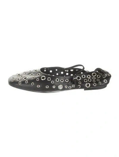 Pre-owned Tory Burch Leather Ballet Flats In Multicolor