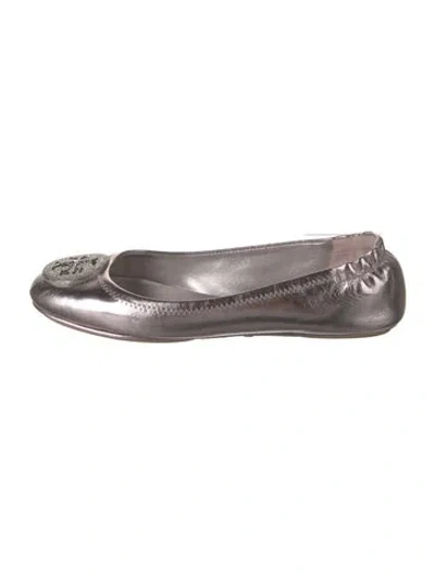 Pre-owned Tory Burch Leather Ballet Flats In Pink