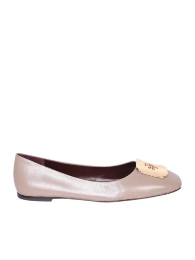 Tory Burch Leather Ballet In Neutrals
