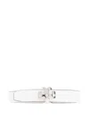 Tory Burch Leather Belt In Gray